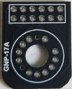 (image for) GNP-17A Cell PCB for QTC+ Clock