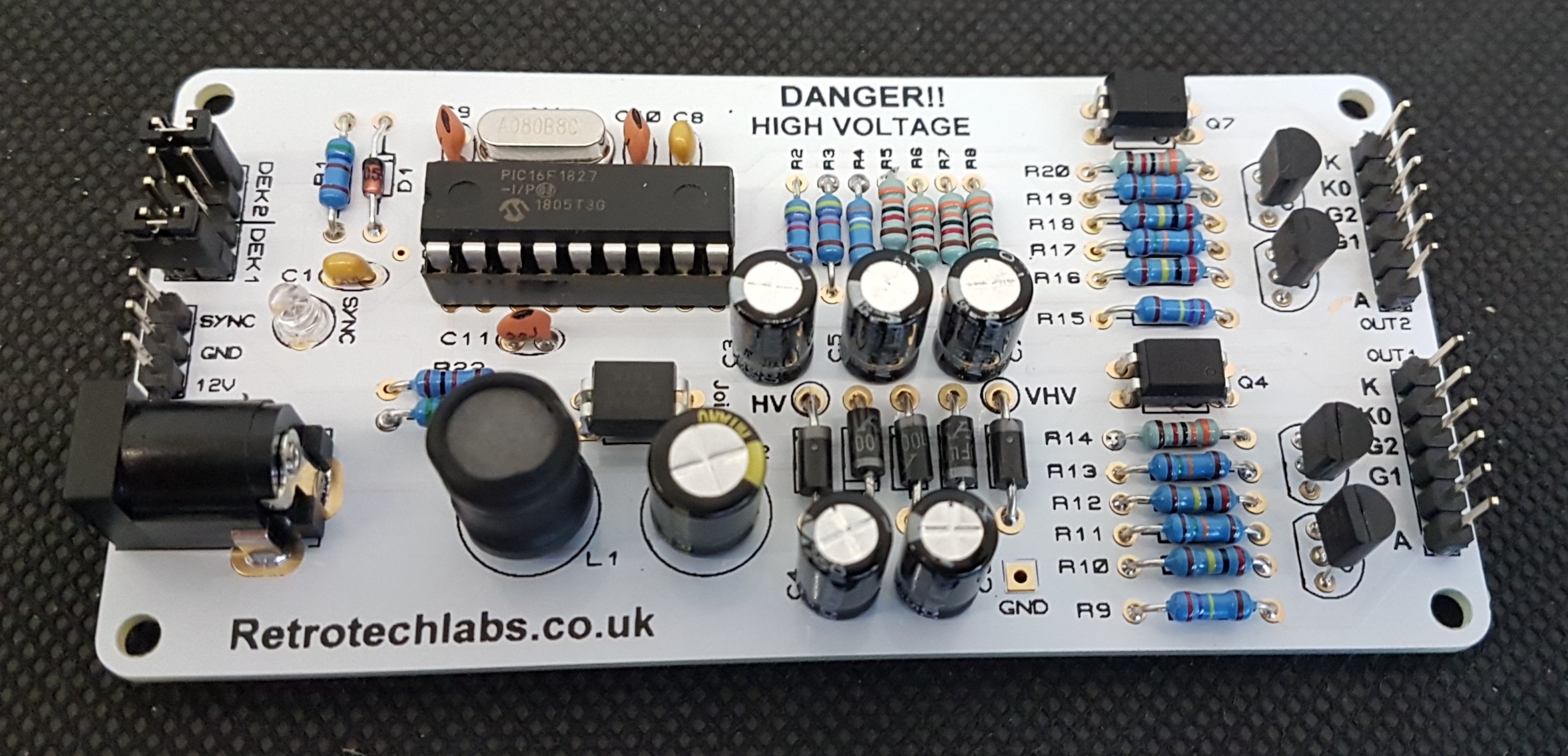 (image for) DekaDuo Dual Dekatron Driver (Kit of Parts)